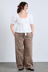 Bottoms | Women Damson Madder Rafe Pant - Leopard Print