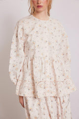 Co-ords | Women Damson Madder Gretchen Blouse - Vintage Ditsy