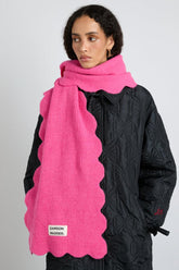 Cold Weather Accessories | Women Damson Madder Scallop Scarf
