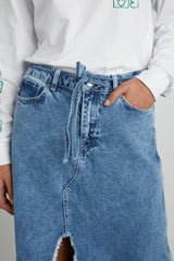 Denim | Women Damson Madder Kaia Denim Maxi Skirt