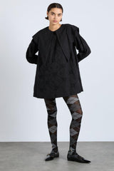 Dresses | Women Damson Madder Clementine Embroidered Collared Mini Dress - Black