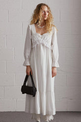 Dresses | Women Damson Madder Edith Vintage Midi - White