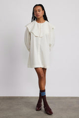 Dresses | Women Damson Madder Mimi Mini Dress - Off White Broderie