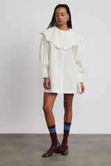Dresses | Women Damson Madder Mimi Mini Dress - Off White Broderie