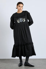 Dresses | Women Damson Madder Miriam Midi Dress - Black