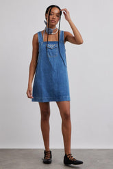 Dresses | Women Damson Madder Nancy Mini Dress - Organic Denim