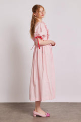 Dresses | Women Damson Madder Rhea Dress - Pink Gingham