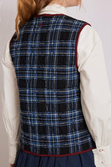 Gilets | Women Damson Madder Alva Bow Gilet