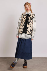 Gilets | Women Damson Madder Marta Borg Gilet - Bows