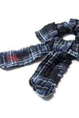 Hair Accessories | Women Damson Madder Bow Check Scrunchie