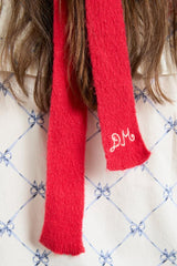 Hair Accessories | Women Damson Madder Knitted Hair Bow