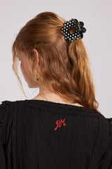 Hair Accessories | Women Damson Madder Recycled Daisy Spot Hair Clip