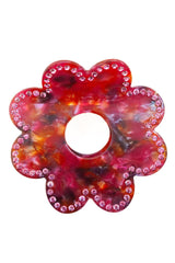 Hair Accessories | Women Damson Madder Recycled Daisy Tort Hair Clip