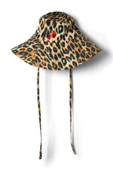 Hats | Women Damson Madder Leopard Print Sunhat