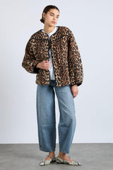 Jackets & Coats | Women Damson Madder Macy Quilted Jacket - Leopard