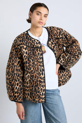 Jackets & Coats | Women Damson Madder Macy Quilted Jacket - Leopard