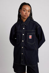 Jackets & Coats | Women Damson Madder Nova Oversized Shacket - Indigo