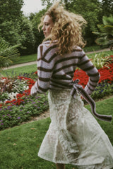 Knitwear | Women Damson Madder Rose Ballet Wrap Cardi