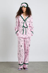 Nightwear | Women Damson Madder Antonella Pj Set - Pink Sleep Symbols