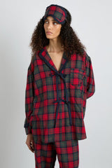 Nightwear | Women Damson Madder Antonella Pj Set- Red Tartan