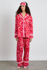 Nightwear | Women Damson Madder Antonia Pj Set- Red Bows