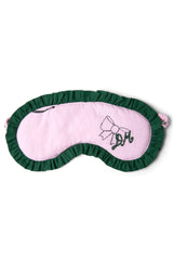 Nightwear | Women Damson Madder Damson Pj Eye Mask - Pink Symbols