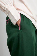 Occasion Wear | Women Damson Madder Embroidered Candy Blouse - Pink