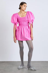 Occasion Wear | Women Damson Madder Lauren Mini Dress- Pink Taffeta