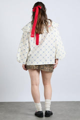 Occasion Wear | Women Damson Madder Lola Blouse - Bow Print