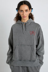 Pullover & Fleeces | Women Damson Madder Hayley Hoodie - Grey Wash