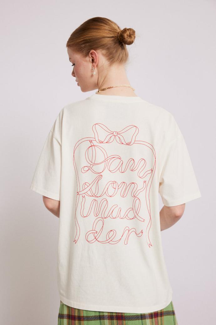 Tops | Women Damson Madder Bow Logo Short Sleeve Tee