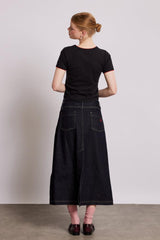 Tops | Women Damson Madder Dm Shrunken Pointelle Tee