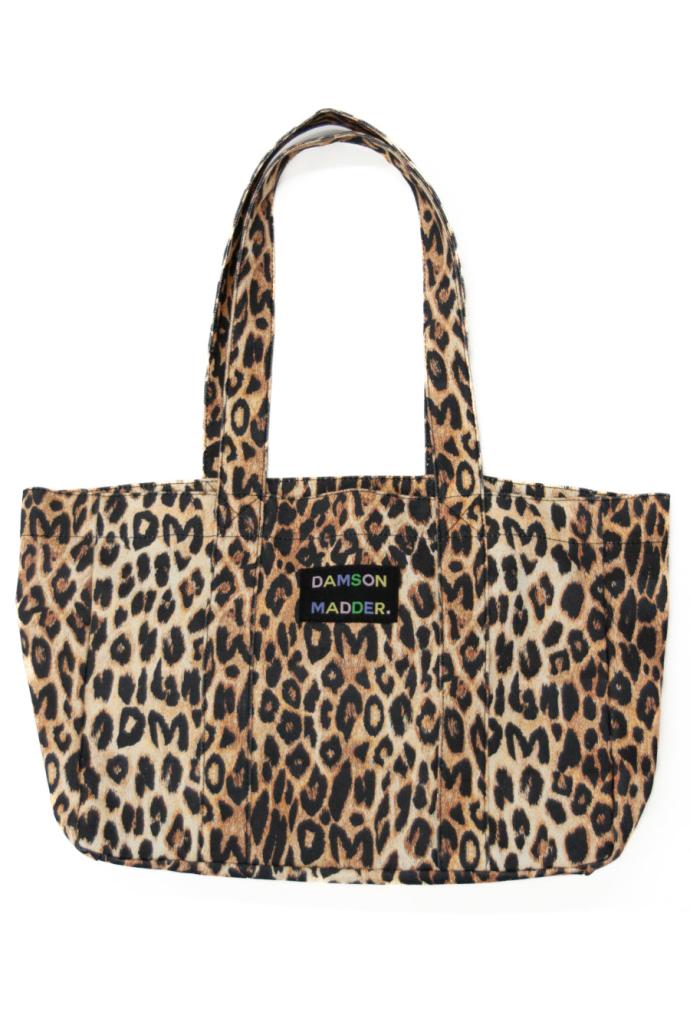 Bags | Women Damson Madder Canvas Leopard Tote Bag