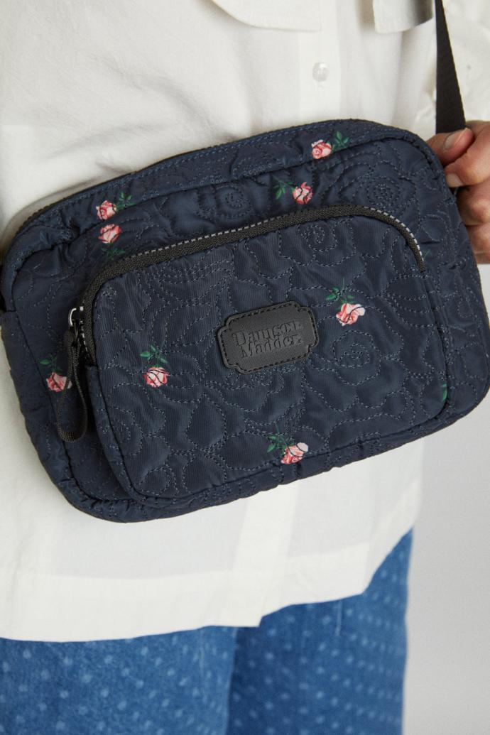 Bags | Women Damson Madder Quilted Rose Cross Body Camera Bag