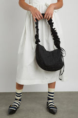 Bags | Women Damson Madder Quilted Ruched Kidney Bag - Black