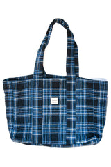 Bags | Women Damson Madder Reversible Tote Bag - Navy Check