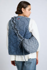 Bags | Women Damson Madder Ruched Kidney Bag In Gingham