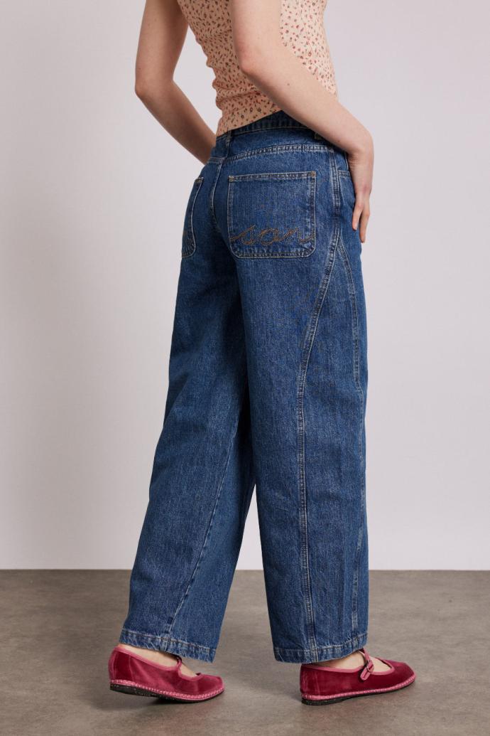 Bottoms | Women Damson Madder Dion Jean - Washed Blue
