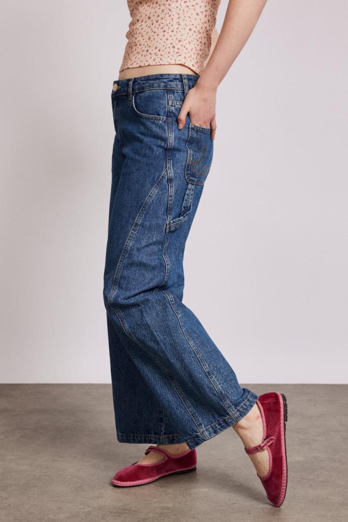 Bottoms | Women Damson Madder Dion Jean - Washed Blue