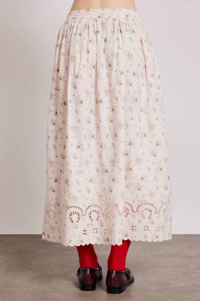 Bottoms | Women Damson Madder Gretchen Skirt - Vintage Ditsy