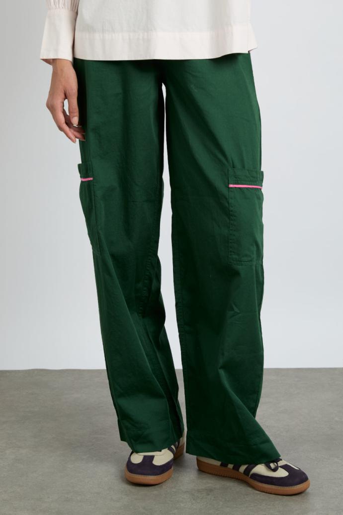 Bottoms | Women Damson Madder Harrison Trousers - Green