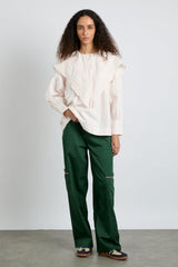 Bottoms | Women Damson Madder Harrison Trousers - Green
