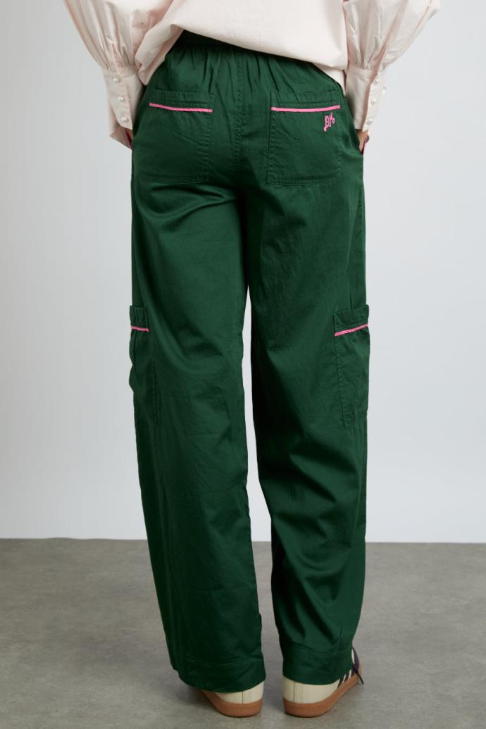 Bottoms | Women Damson Madder Harrison Trousers - Green