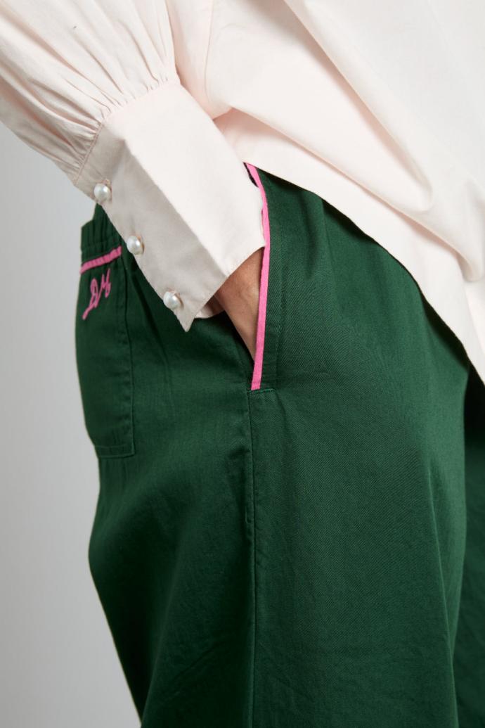 Bottoms | Women Damson Madder Harrison Trousers - Green