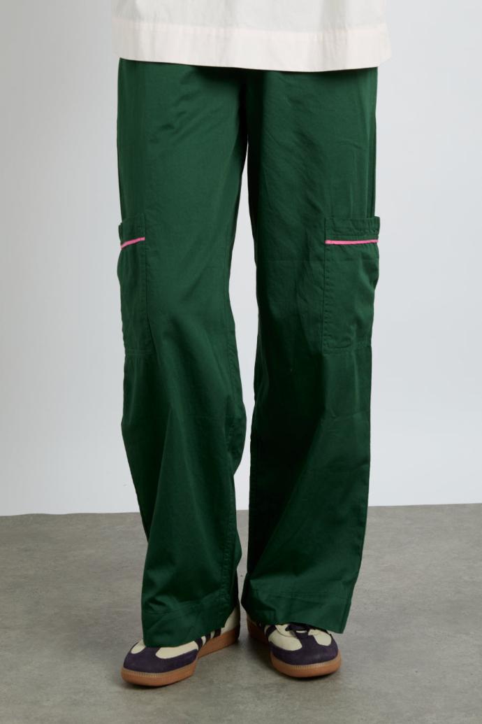 Bottoms | Women Damson Madder Harrison Trousers - Green