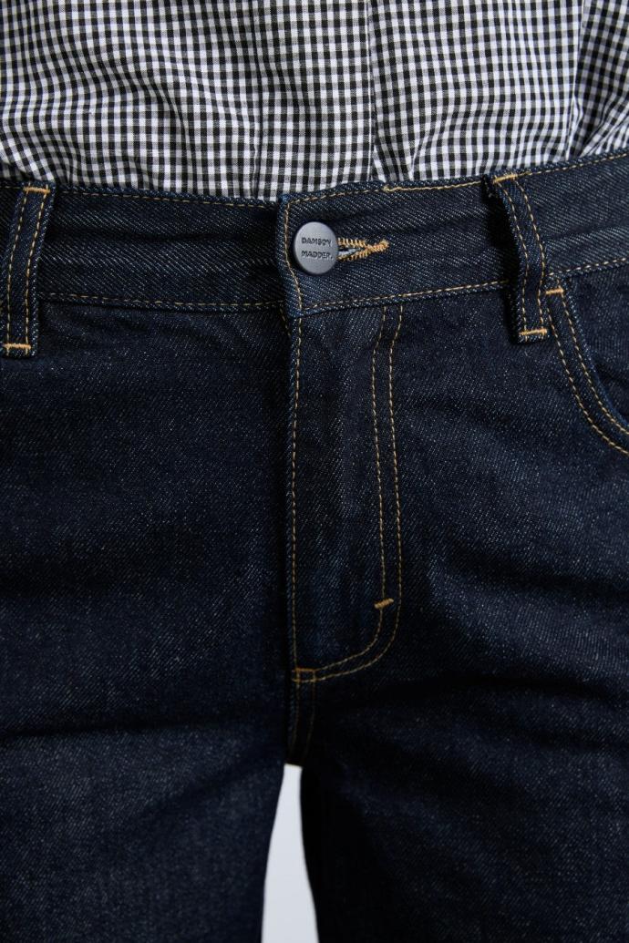 Bottoms | Women Damson Madder Italian Selvedge Sylvie Jeans With Turn Up