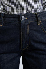 Bottoms | Women Damson Madder Italian Selvedge Sylvie Jeans With Turn Up