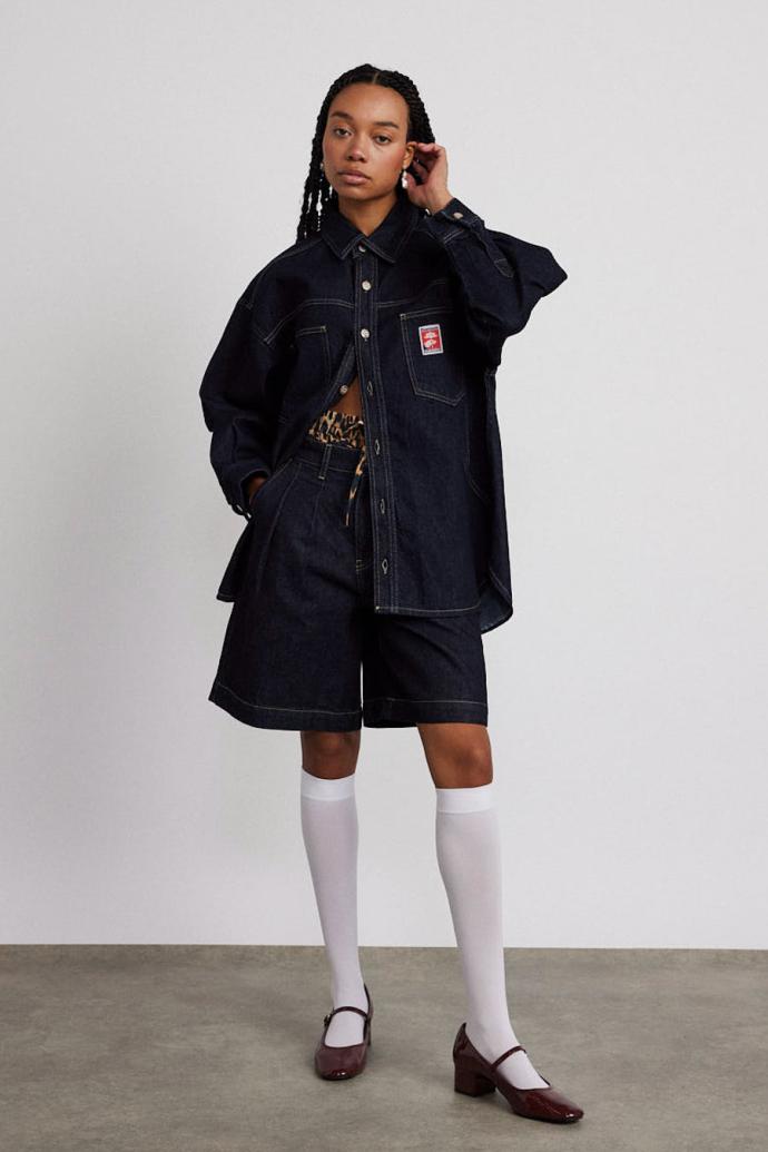 Bottoms | Women Damson Madder Nova Jorts - Indigo