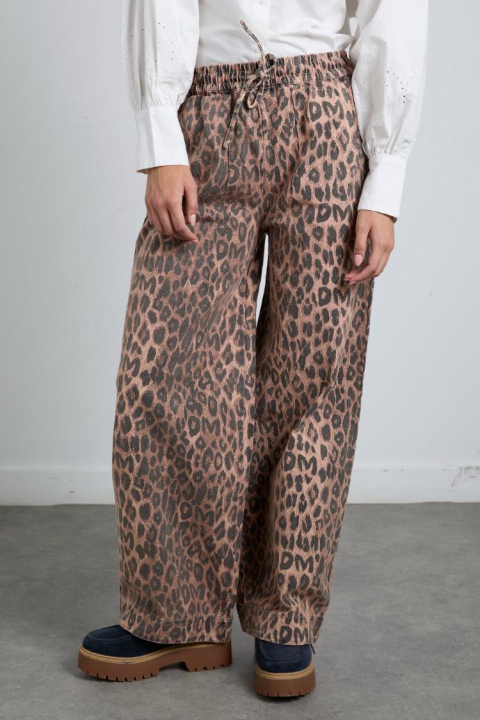 Bottoms | Women Damson Madder Rafe Pant - Leopard Print