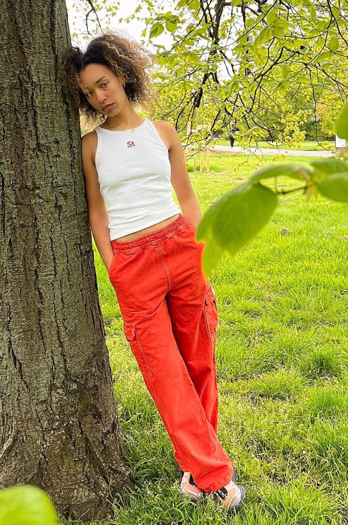 Bottoms | Women Damson Madder Workman Chore Trouser